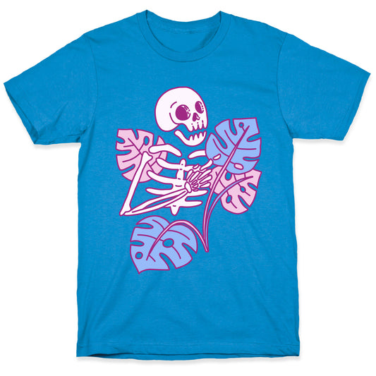 Monstera Skeleton T-Shirt