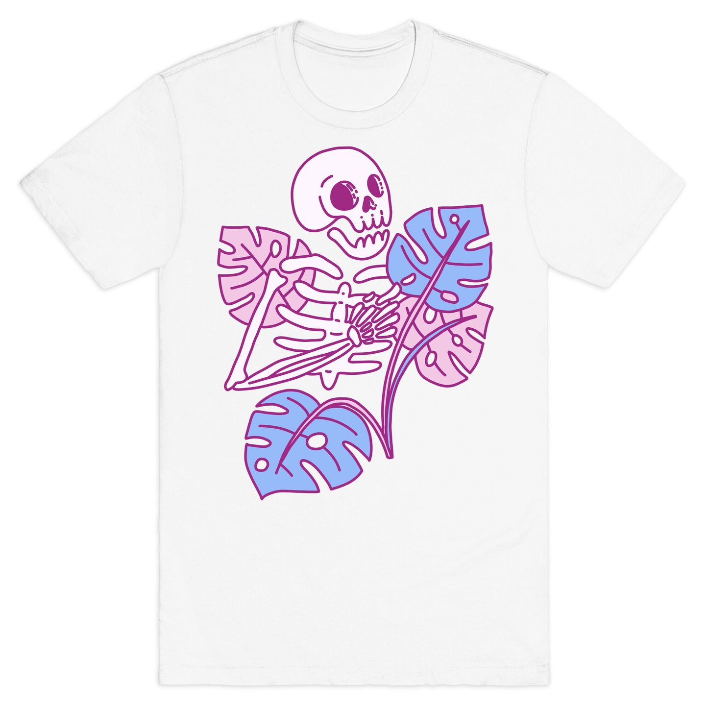 Monstera Skeleton T-Shirt