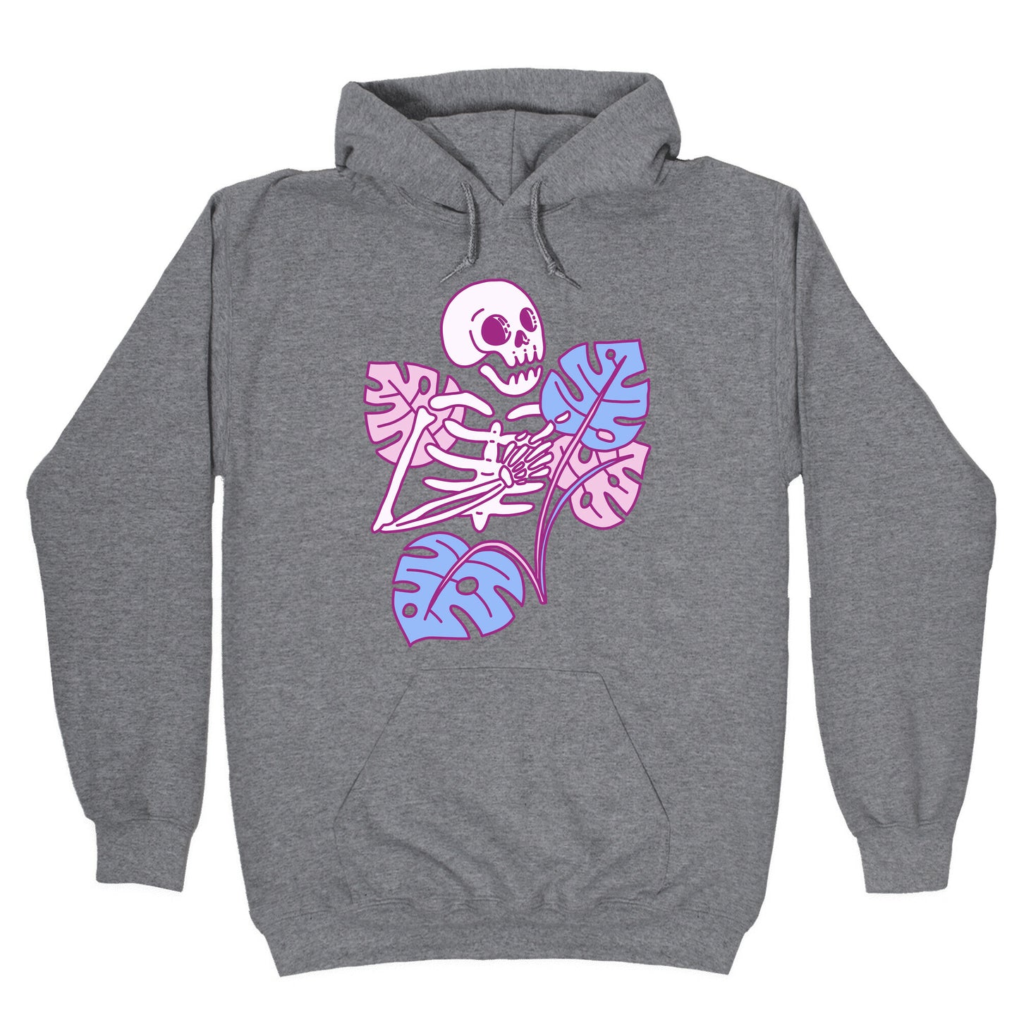 Monstera Skeleton Hoodie
