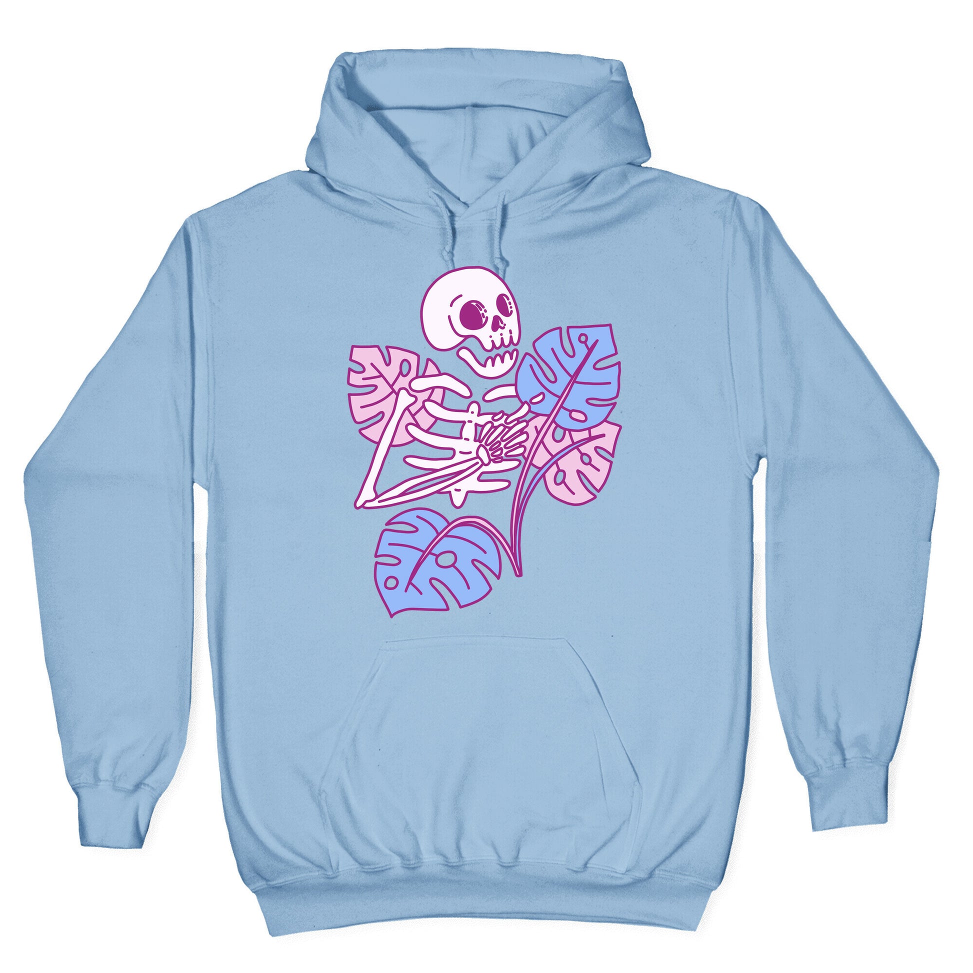 Monstera Skeleton Hoodie