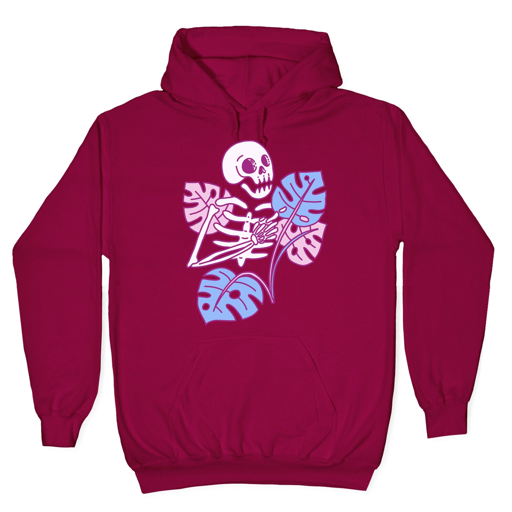 Monstera Skeleton Hoodie