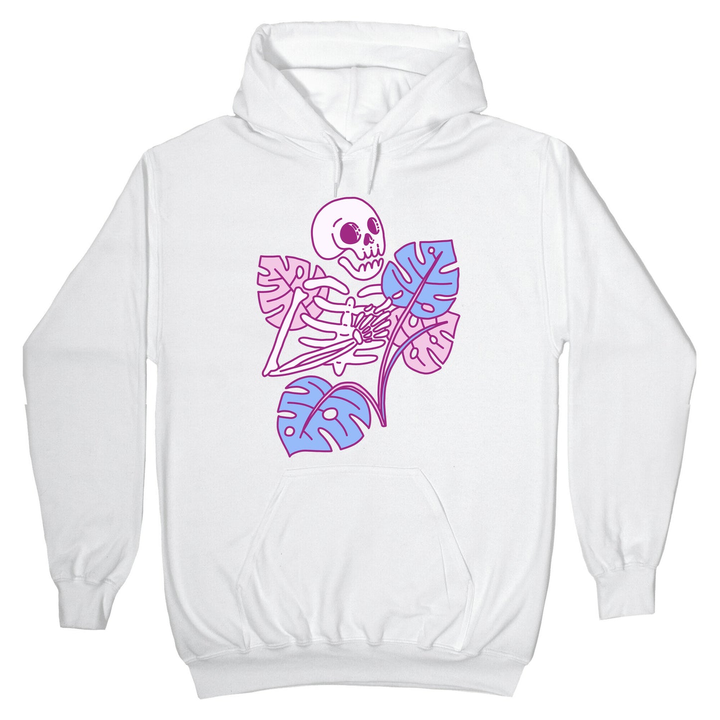 Monstera Skeleton Hoodie