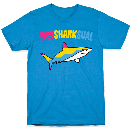 Pansharksual Pansexual Shark Parody T-Shirt