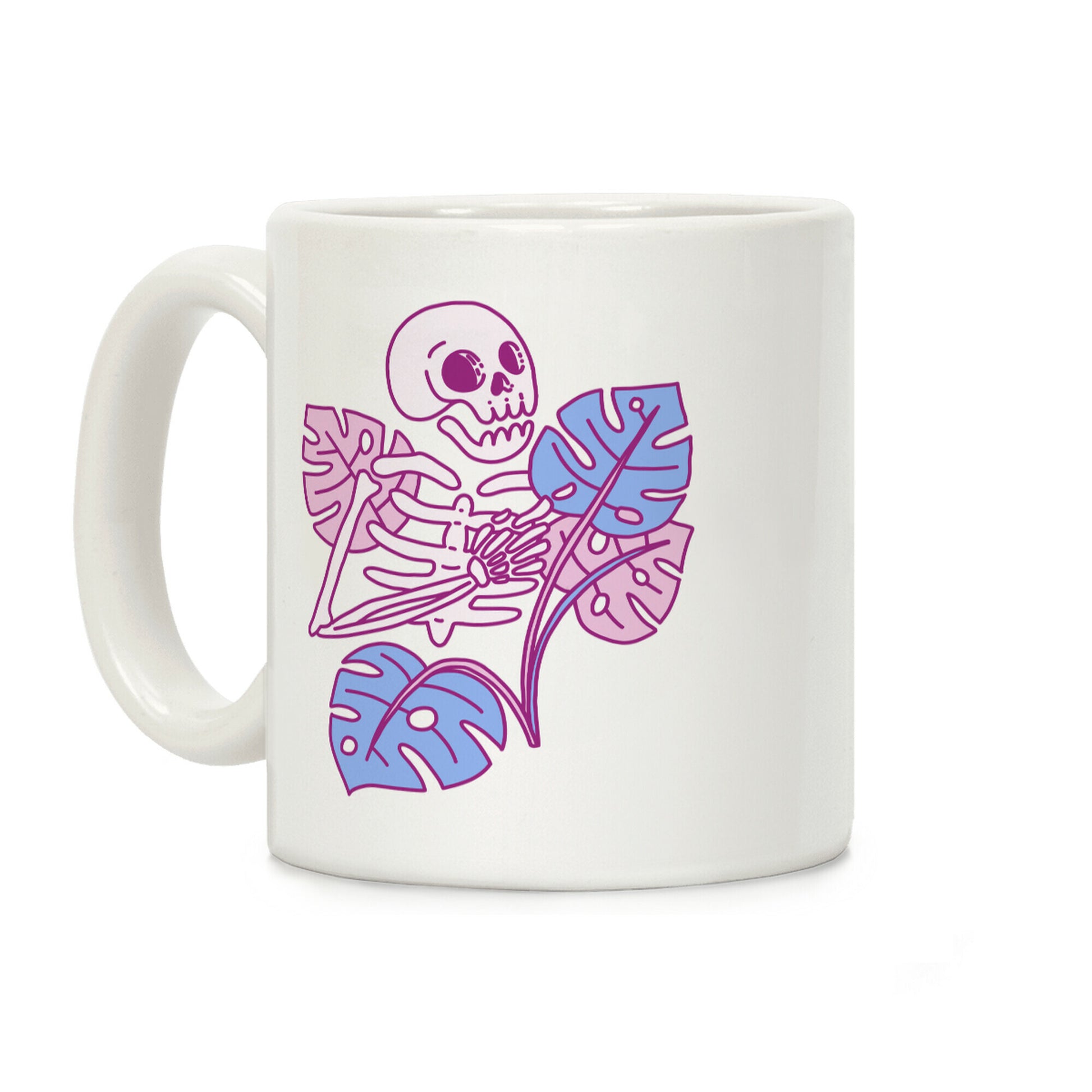 Monstera Skeleton Coffee Mug