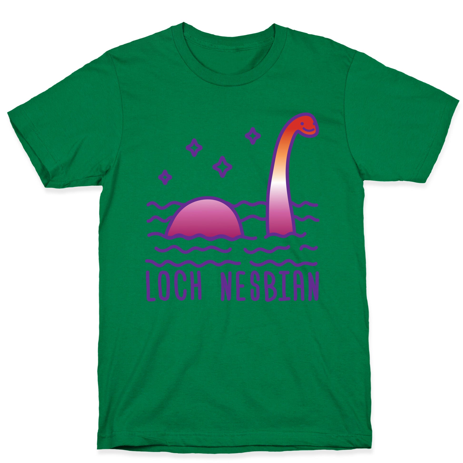 Loch Nesbian Lesbian Nessie T-Shirt