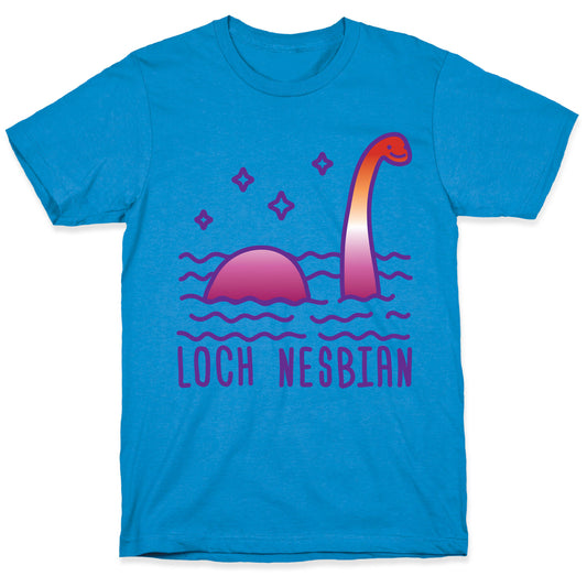 Loch Nesbian Lesbian Nessie T-Shirt
