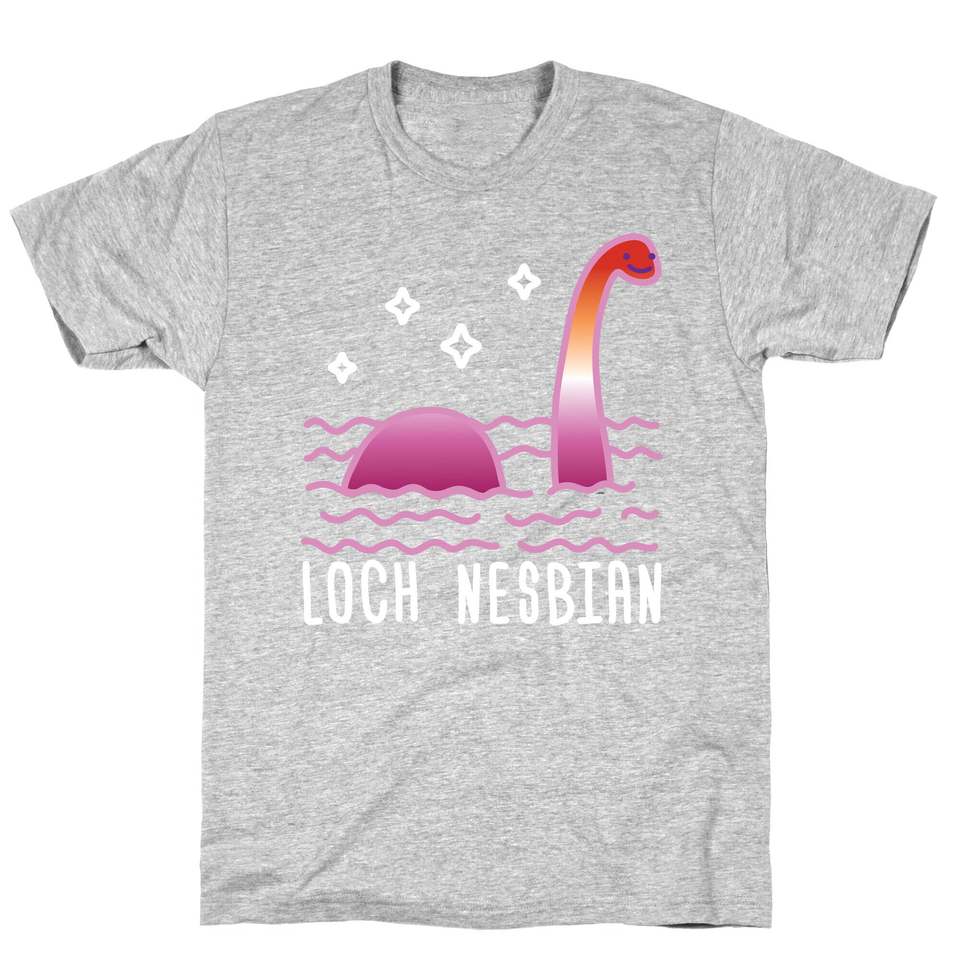 Loch Nesbian Lesbian Nessie T-Shirt