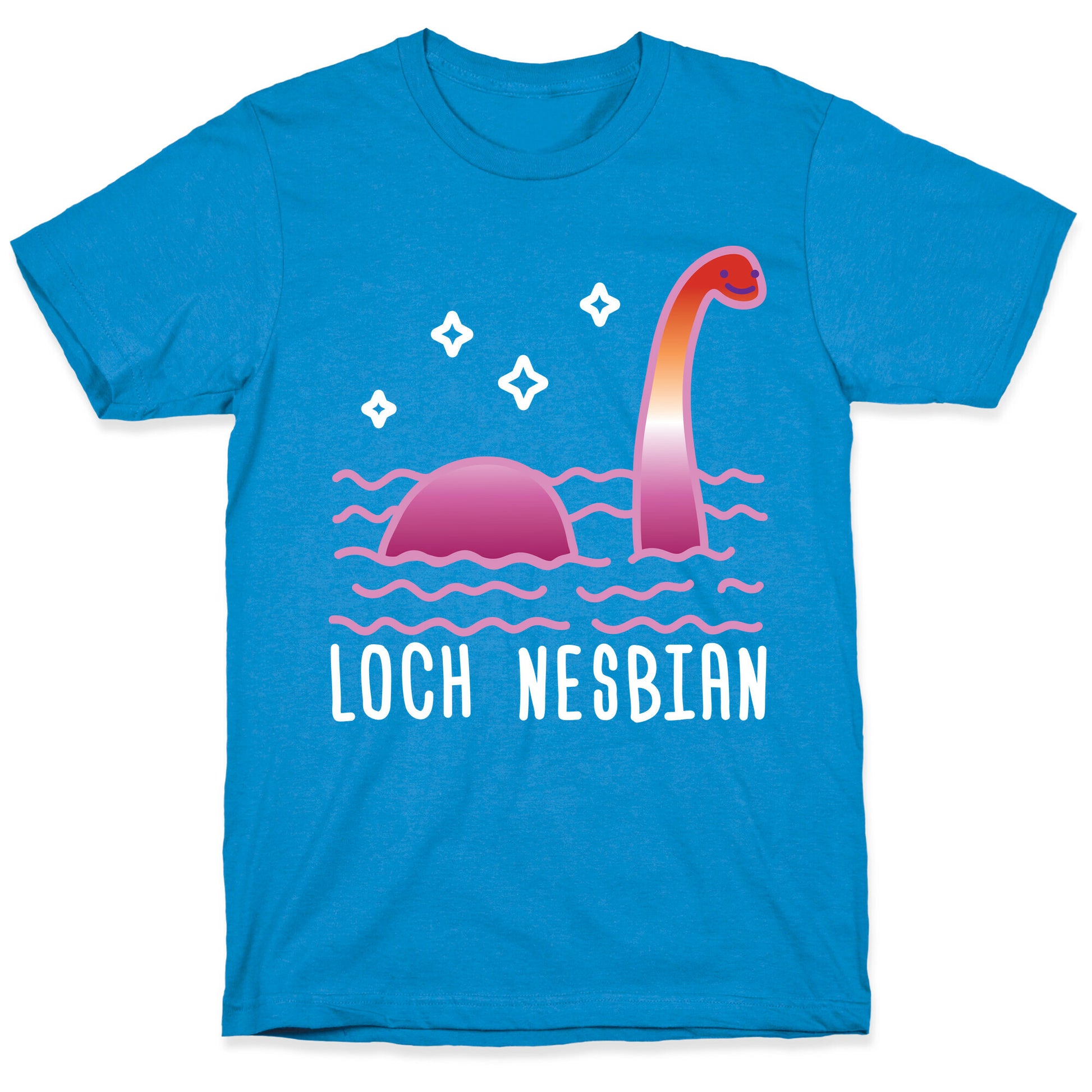 Loch Nesbian Lesbian Nessie T-Shirt