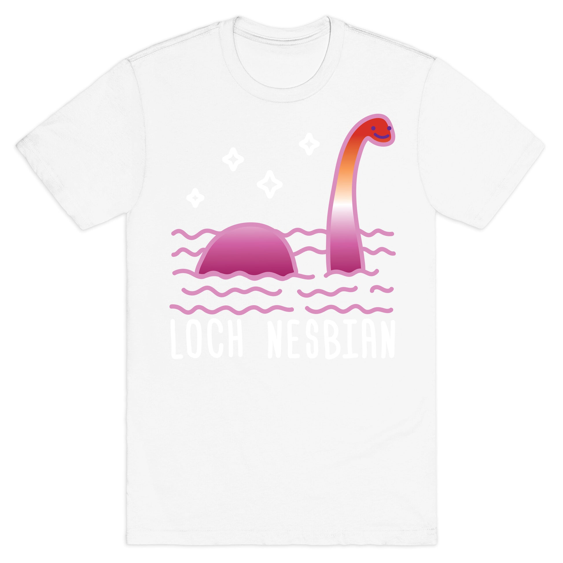 Loch Nesbian Lesbian Nessie T-Shirt
