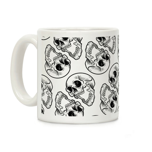 Skull Pattern Coffee Mug