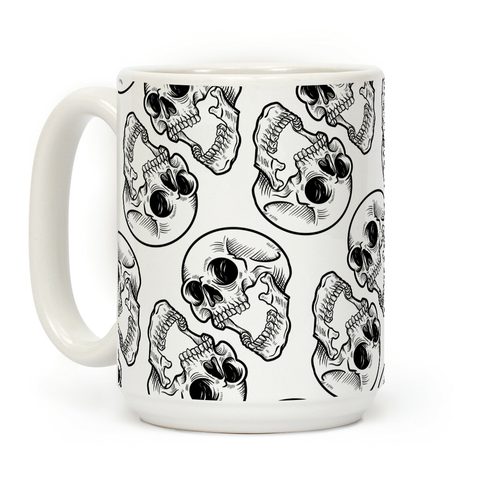 Skull Pattern Coffee Mug