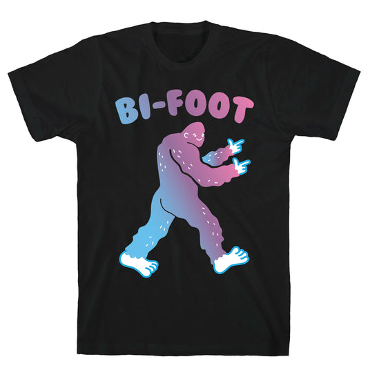 Bi-Foot Bisexual Bigfoot T-Shirt