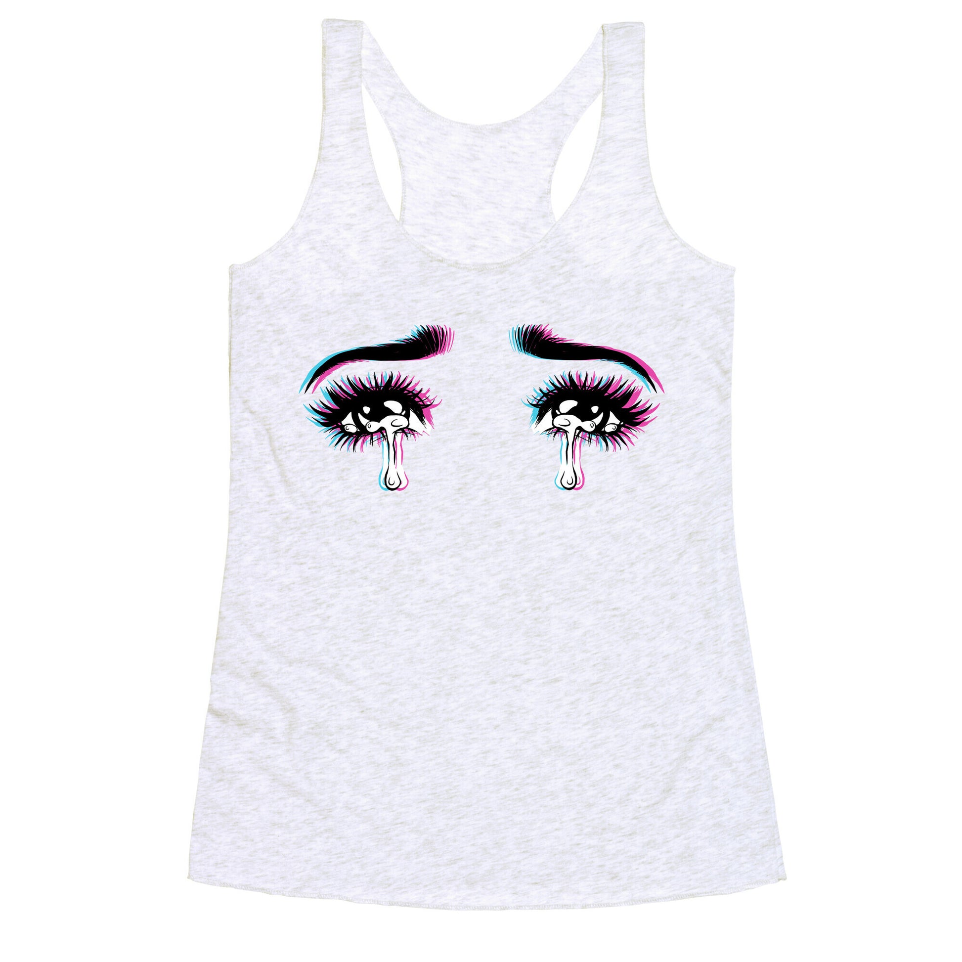 Anime Tears  Racerback Tank