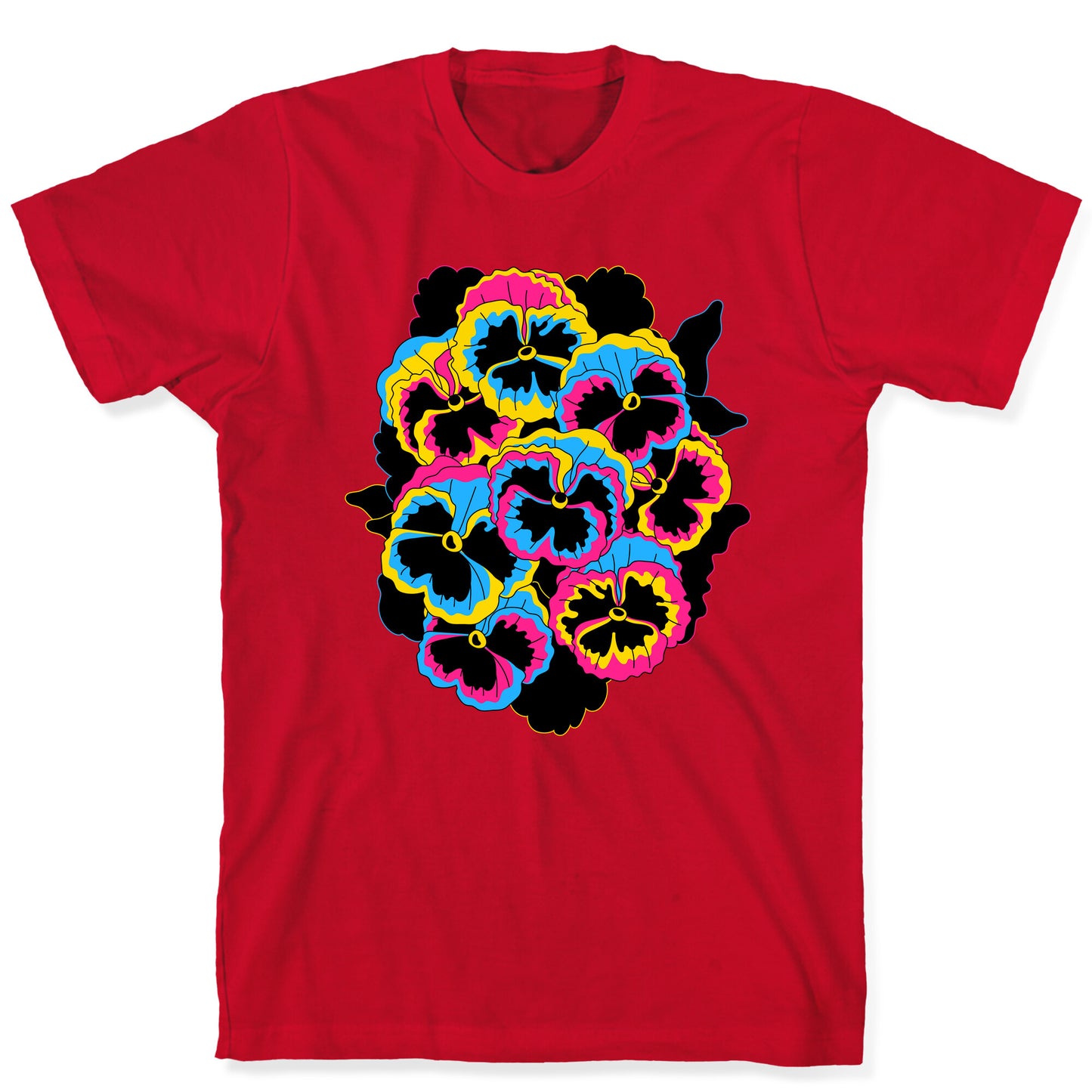 Pan-sy (Pansexual Pansies) T-Shirt