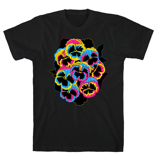 Pan-sy (Pansexual Pansies) T-Shirt
