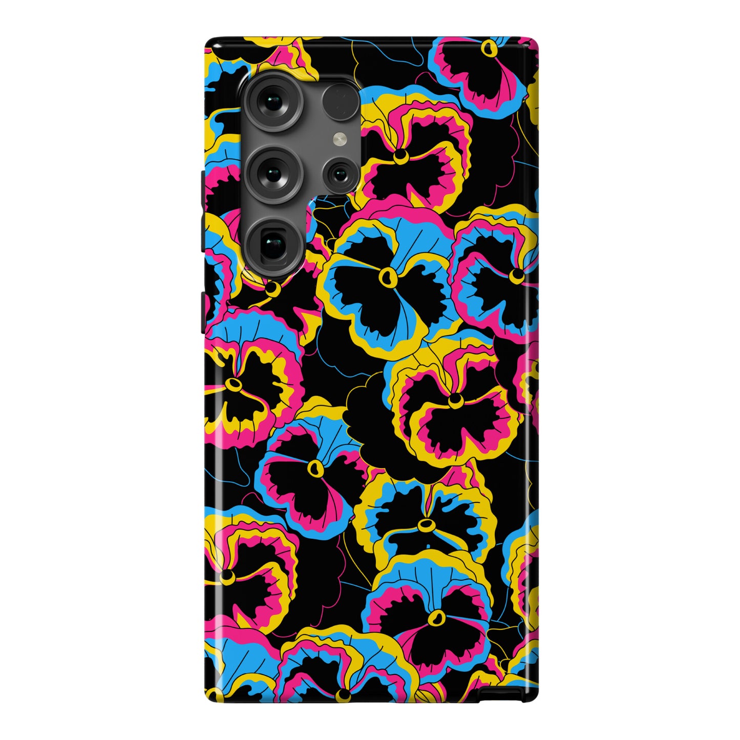 Pan-sy (Pansexual Pansies) Phone Case