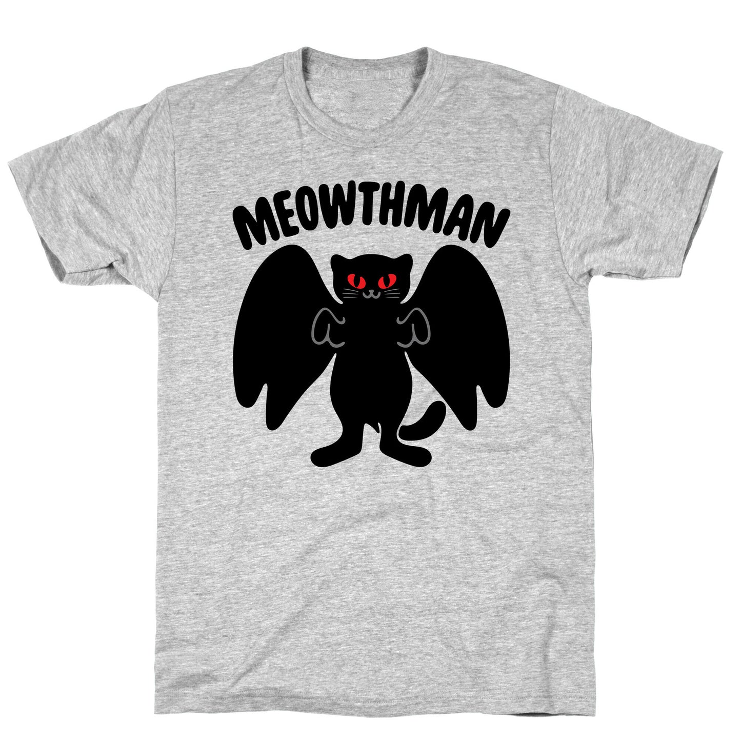 Meowthman Mothman Cat Parody T-Shirt