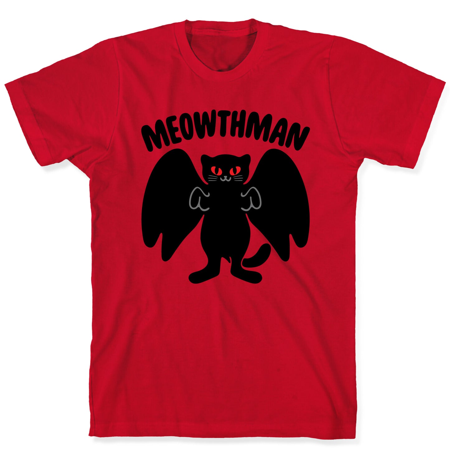 Meowthman Mothman Cat Parody T-Shirt