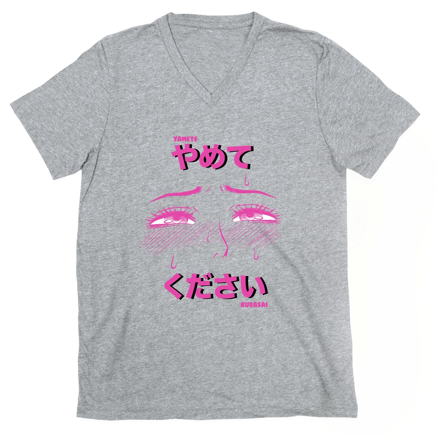 Yamete Kudasai (black shadow) V-Neck