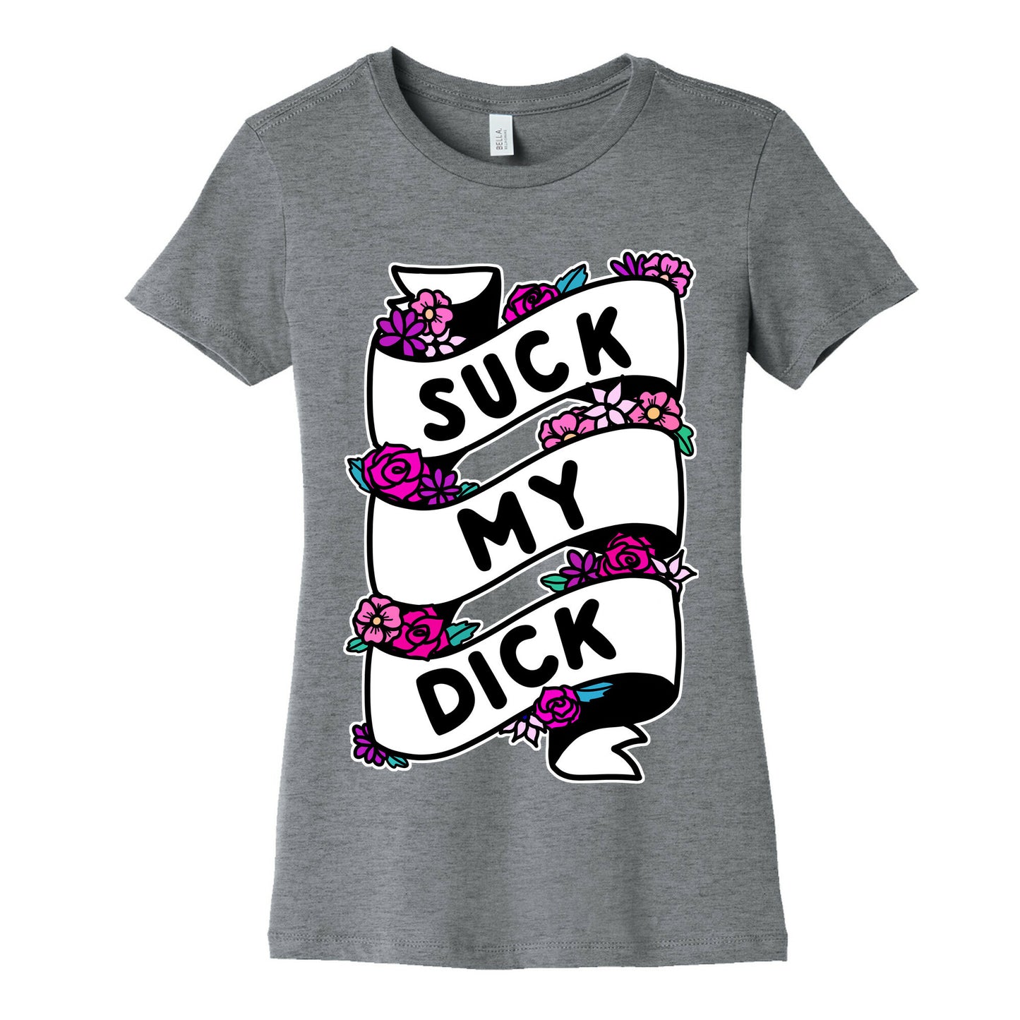 Suck My Dick Ribbon Women's Cotton Tee