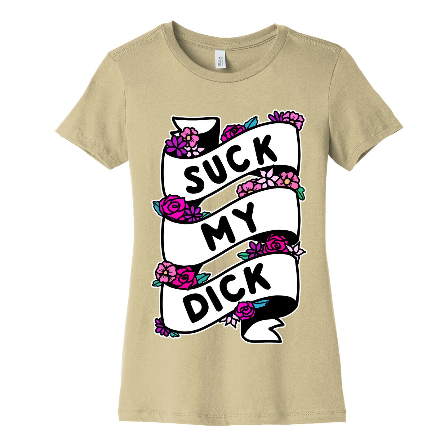 Suck My Dick Ribbon Women's Cotton Tee