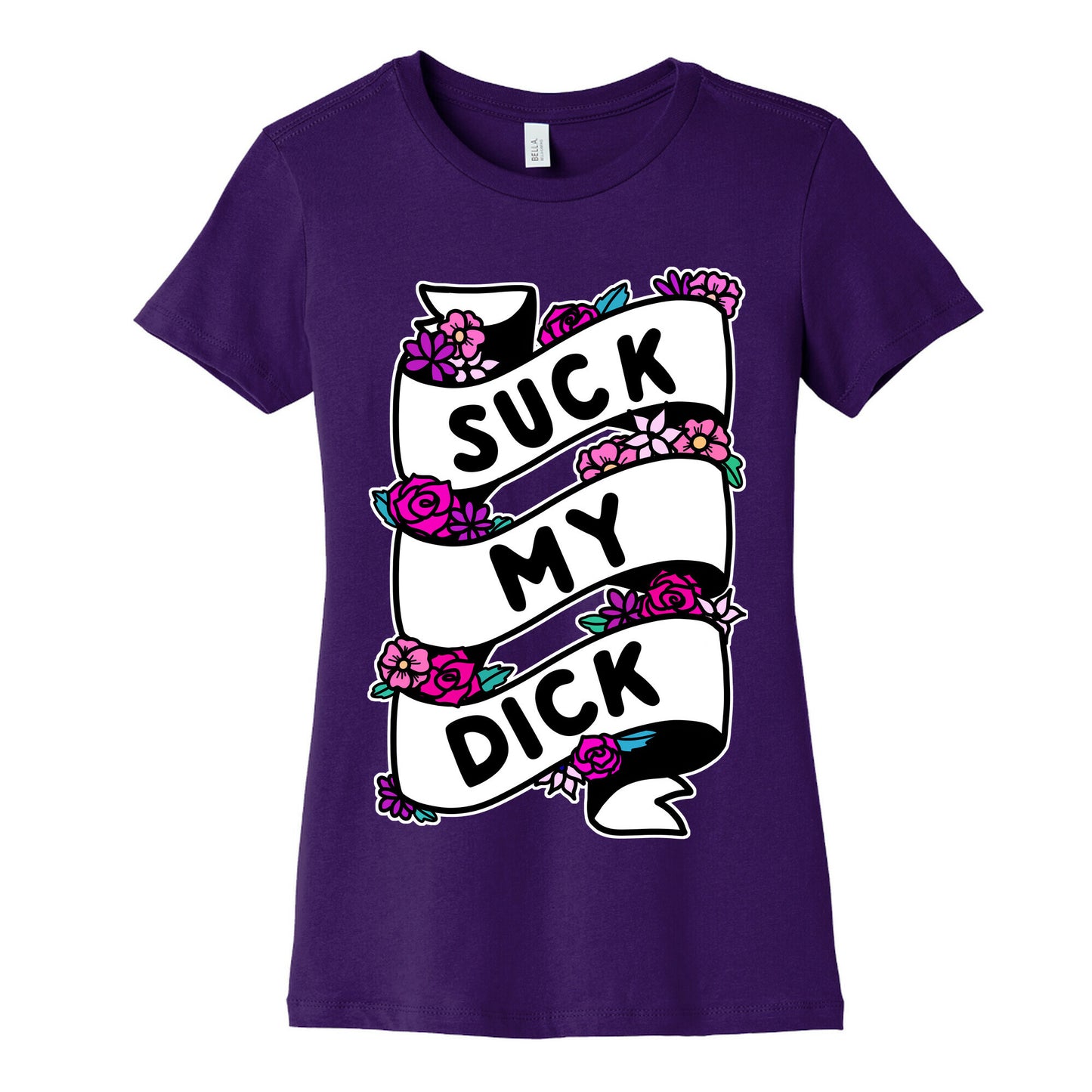Suck My Dick Ribbon Women's Cotton Tee