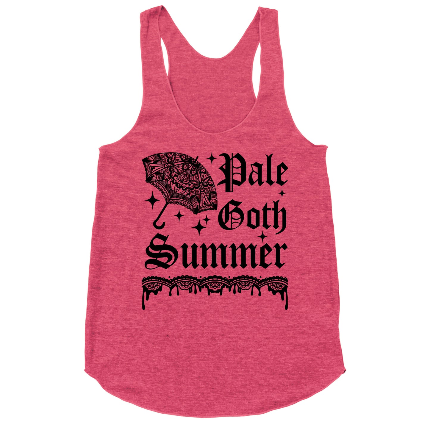Pale Goth Summer Racerback Tank