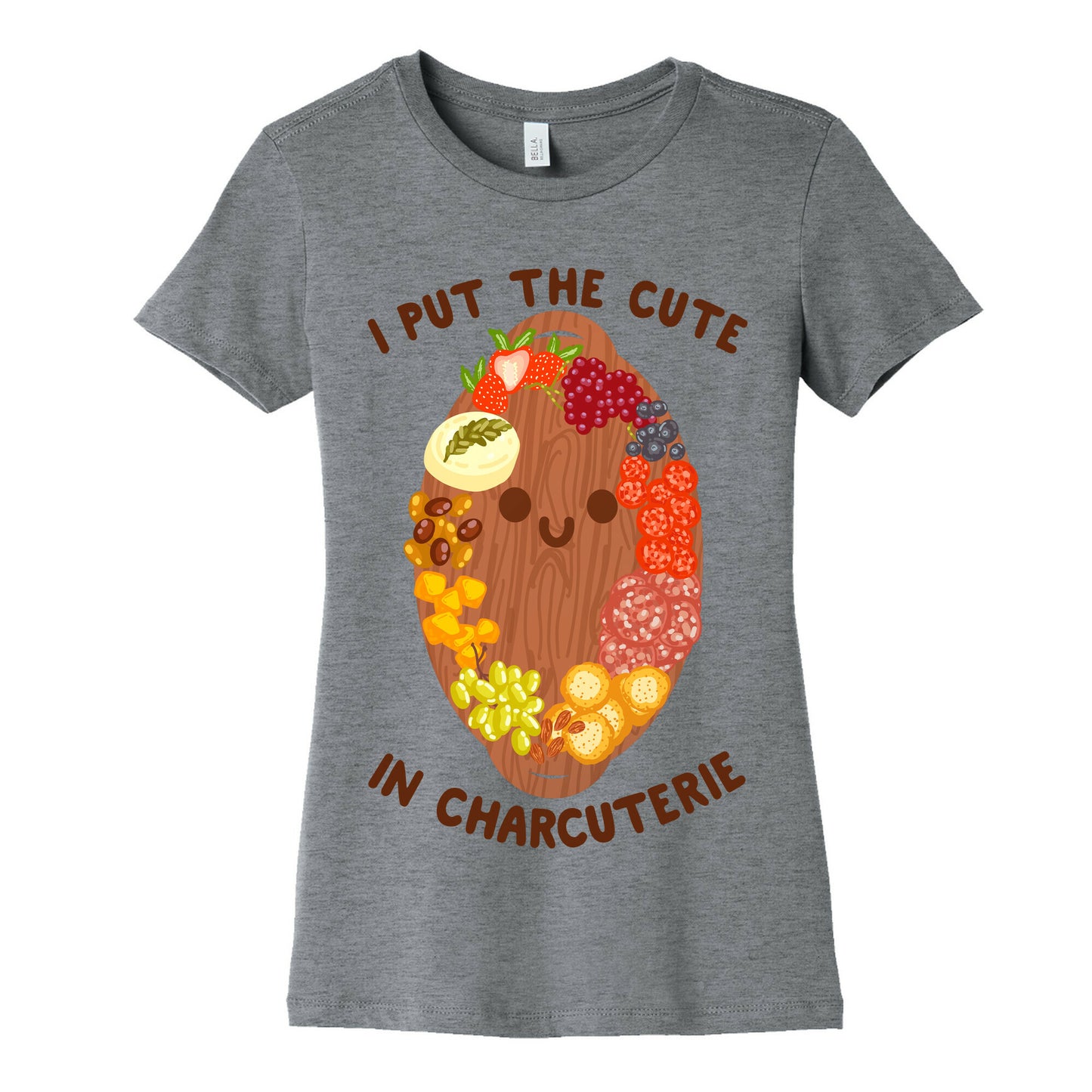 I Put the Cute In Charcuterie Women's Cotton Tee