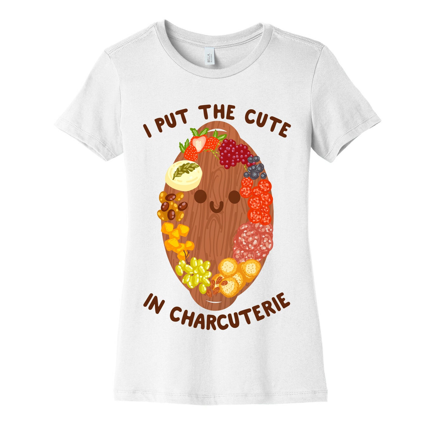 I Put the Cute In Charcuterie Women's Cotton Tee