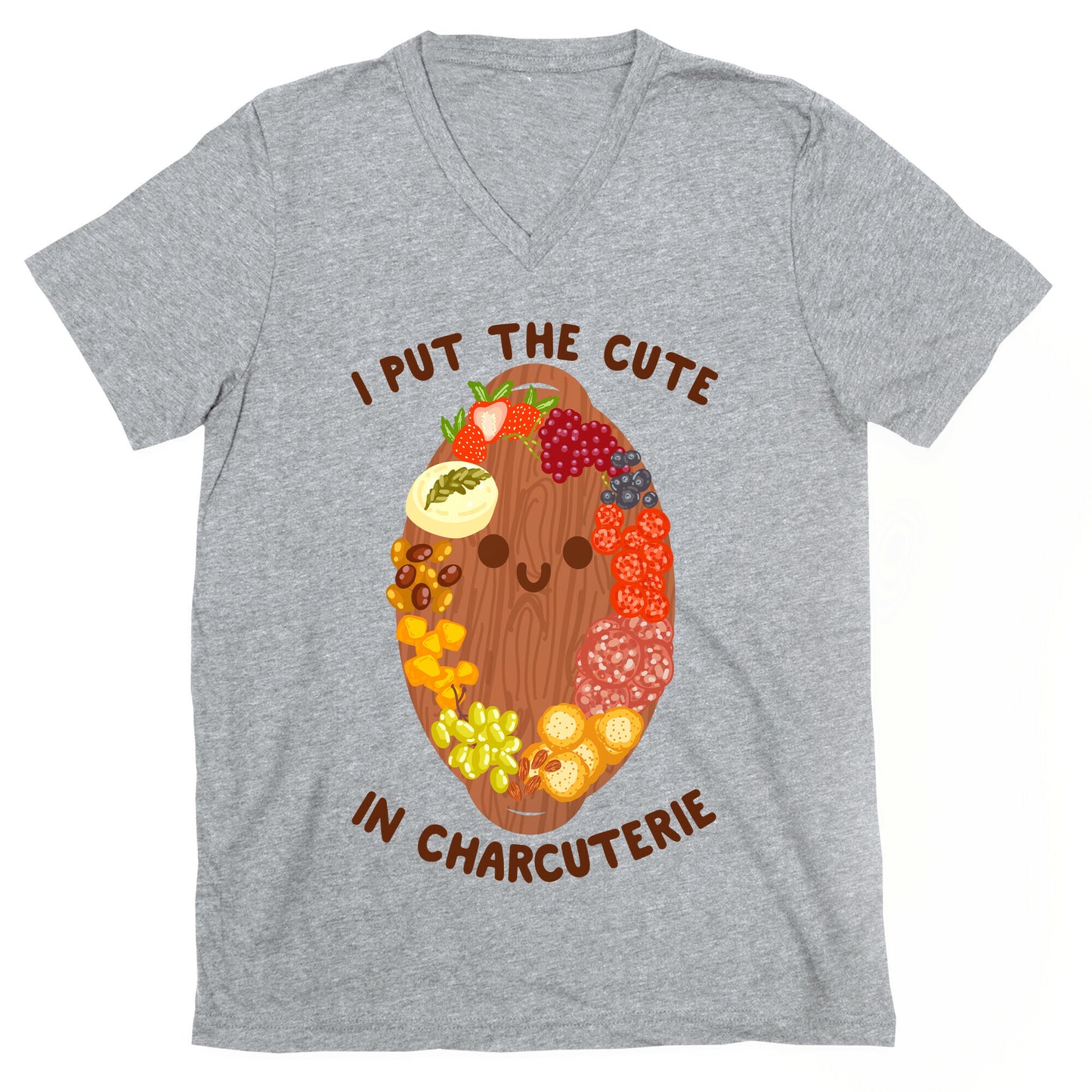 I Put the Cute In Charcuterie V-Neck
