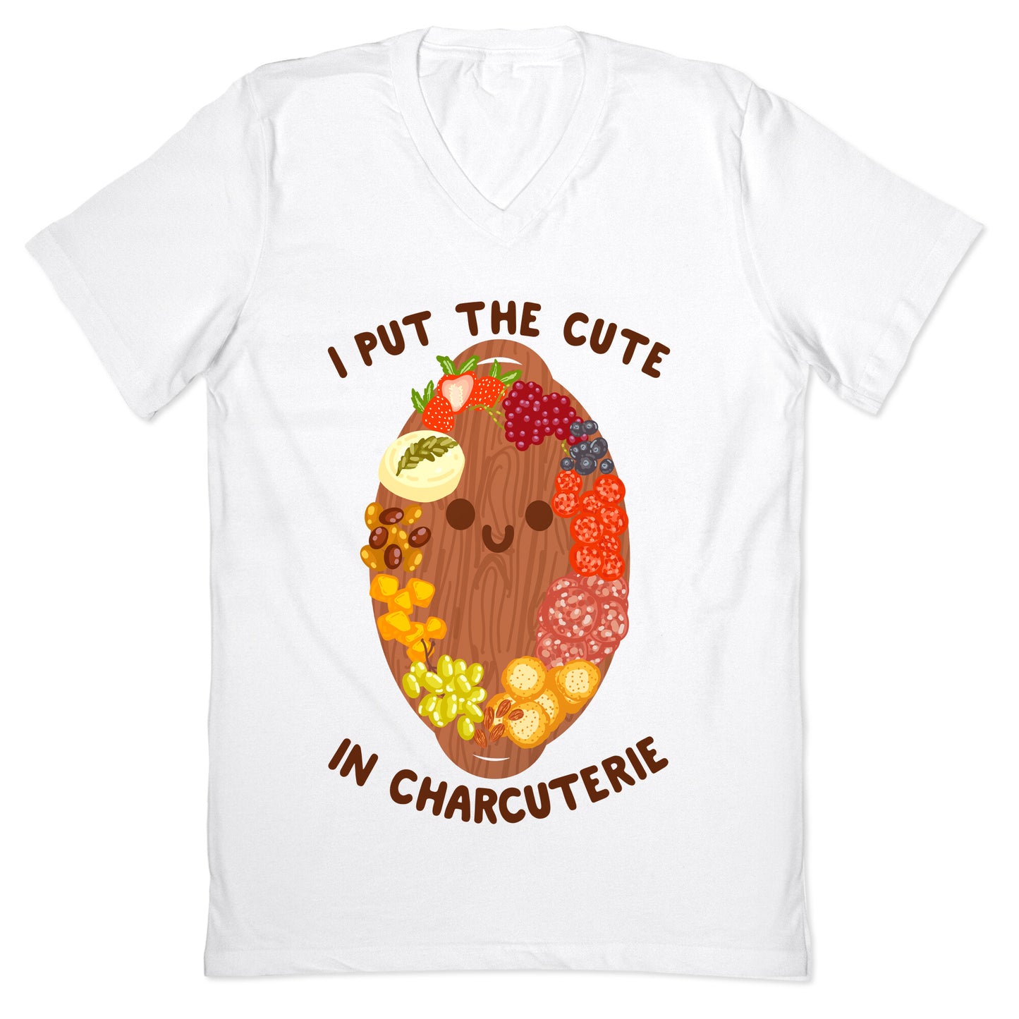 I Put the Cute In Charcuterie V-Neck