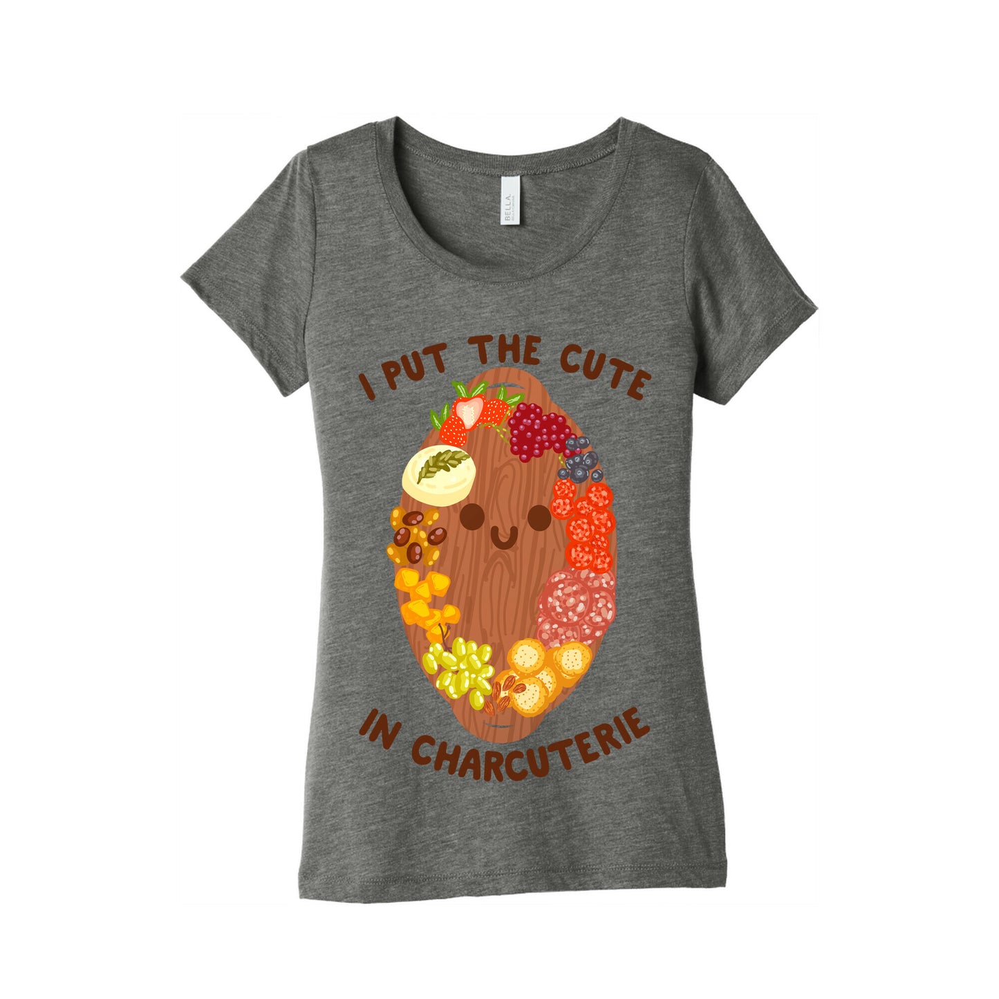 I Put the Cute In Charcuterie Women's Triblend Tee
