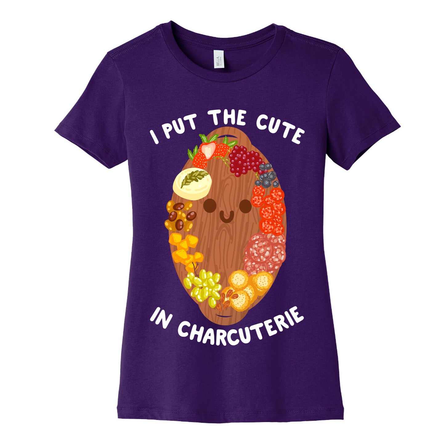 I Put the Cute In Charcuterie Women's Cotton Tee