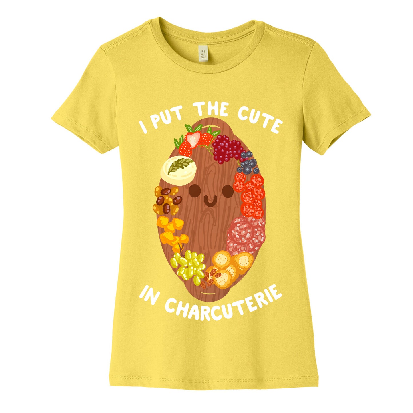 I Put the Cute In Charcuterie Women's Cotton Tee