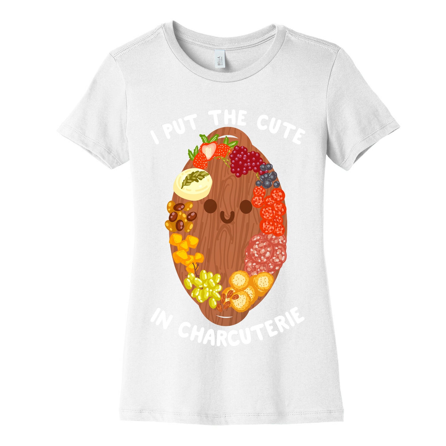 I Put the Cute In Charcuterie Women's Cotton Tee