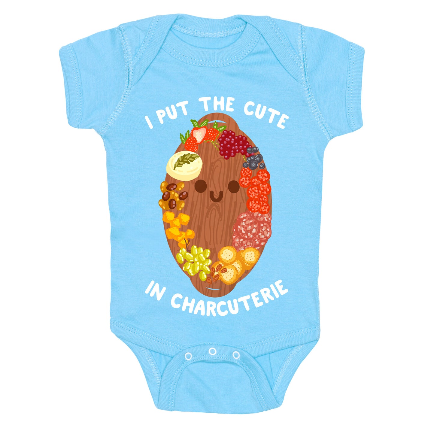 I Put the Cute In Charcuterie Baby One Piece