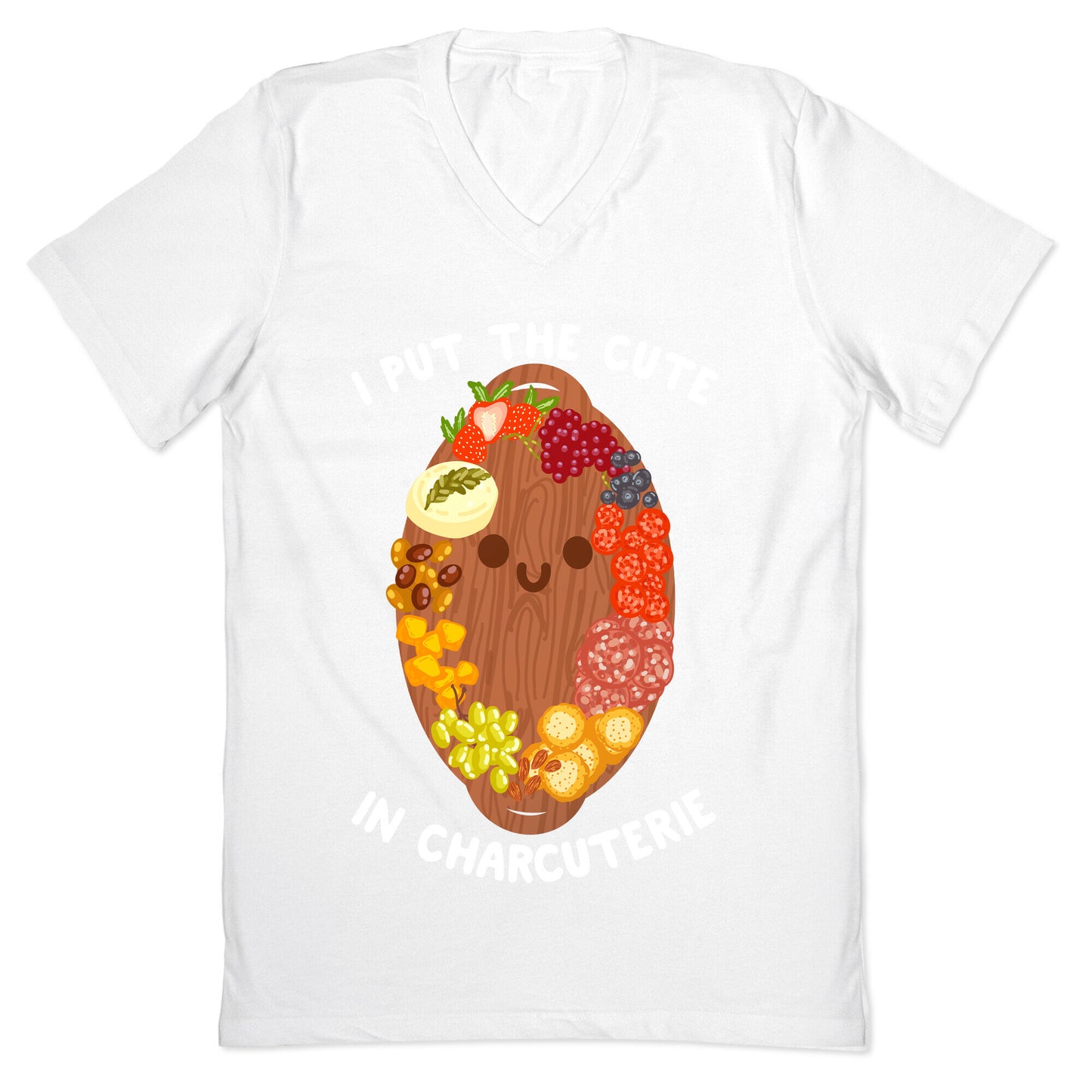 I Put the Cute In Charcuterie V-Neck