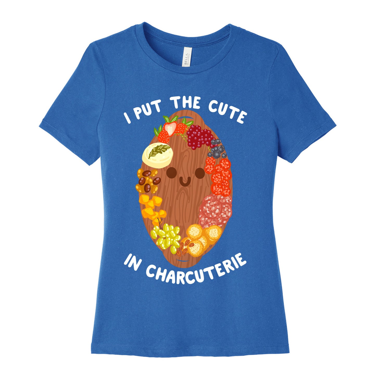 I Put the Cute In Charcuterie Women's Cotton Tee