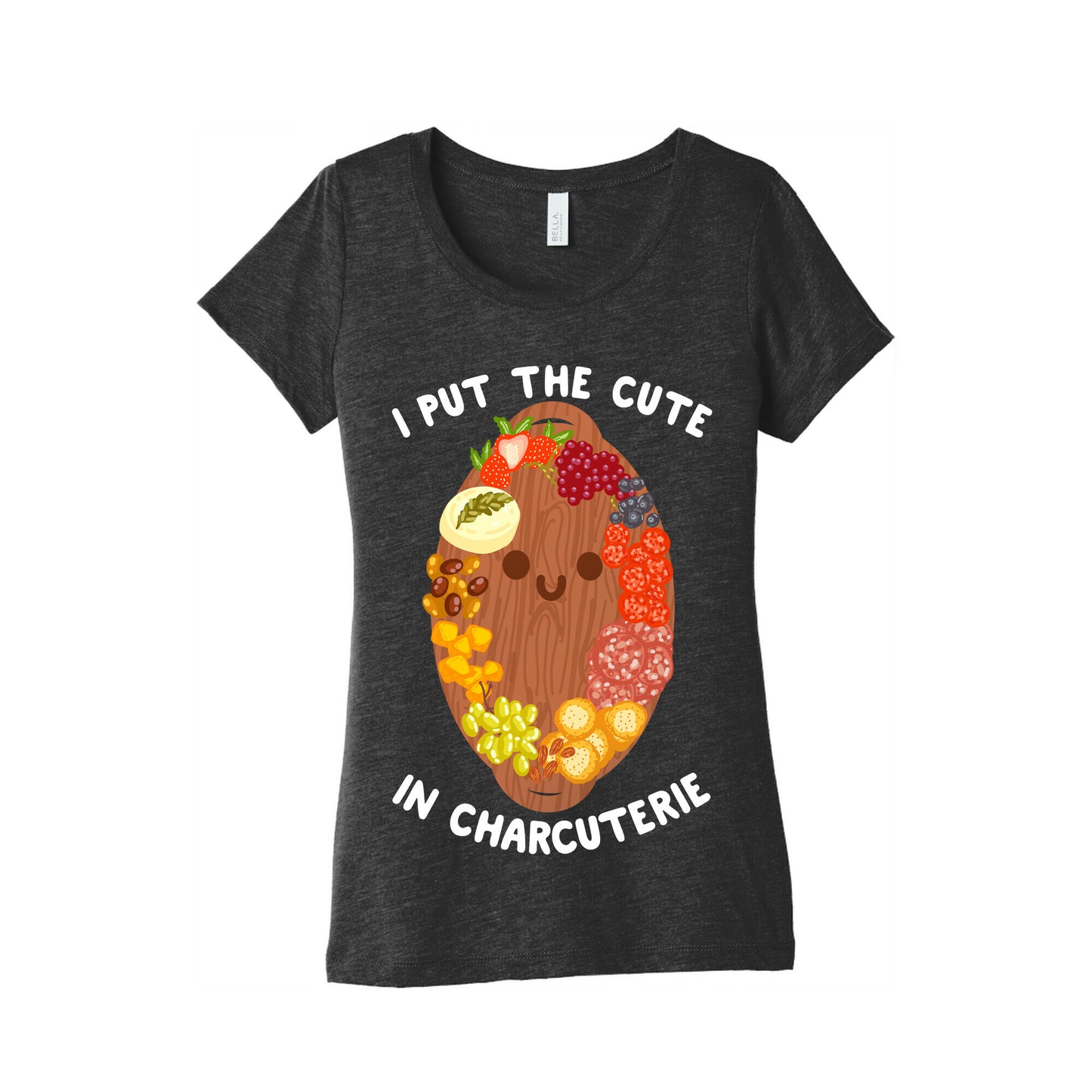 I Put the Cute In Charcuterie Women's Triblend Tee