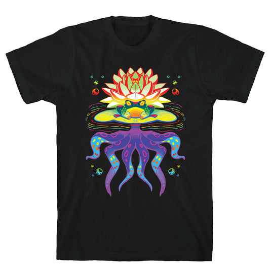 Psychedelic Lily Frog T-Shirt