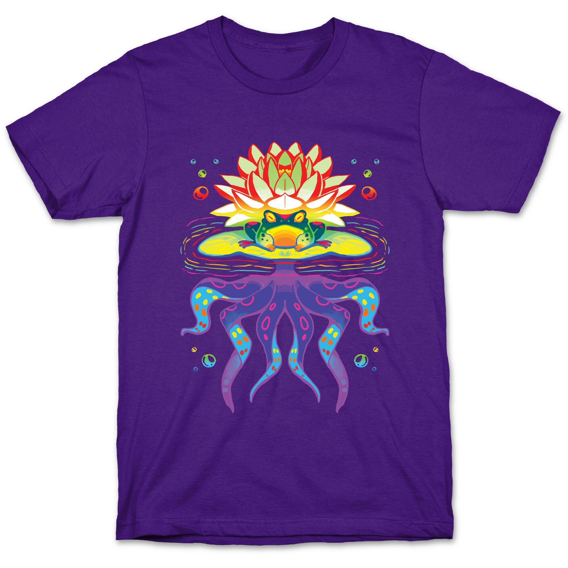 Psychedelic Lily Frog T-Shirt