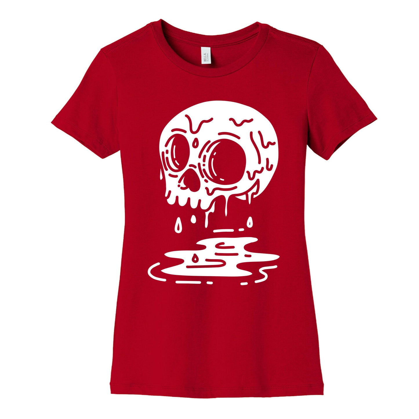 Melting Skull Women's Cotton Tee