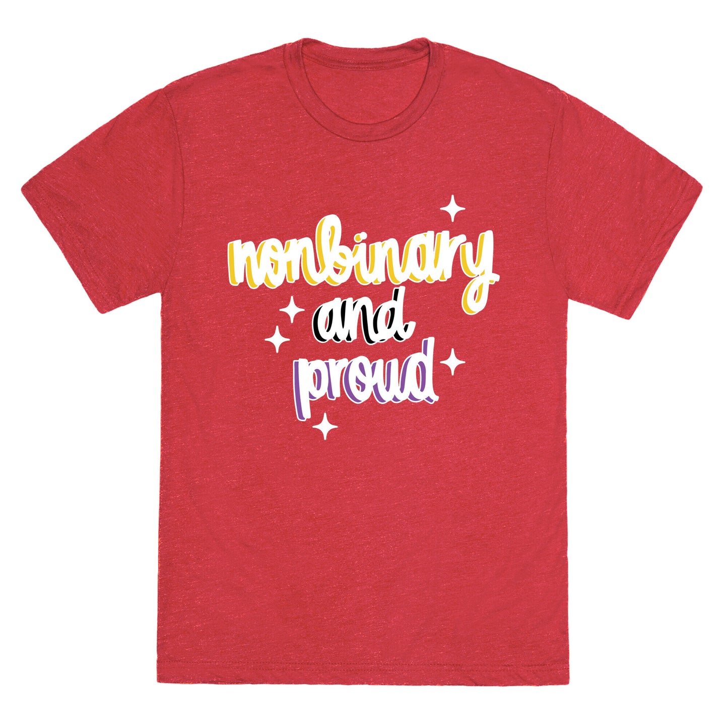 Nonbinary and Proud Unisex Triblend Tee