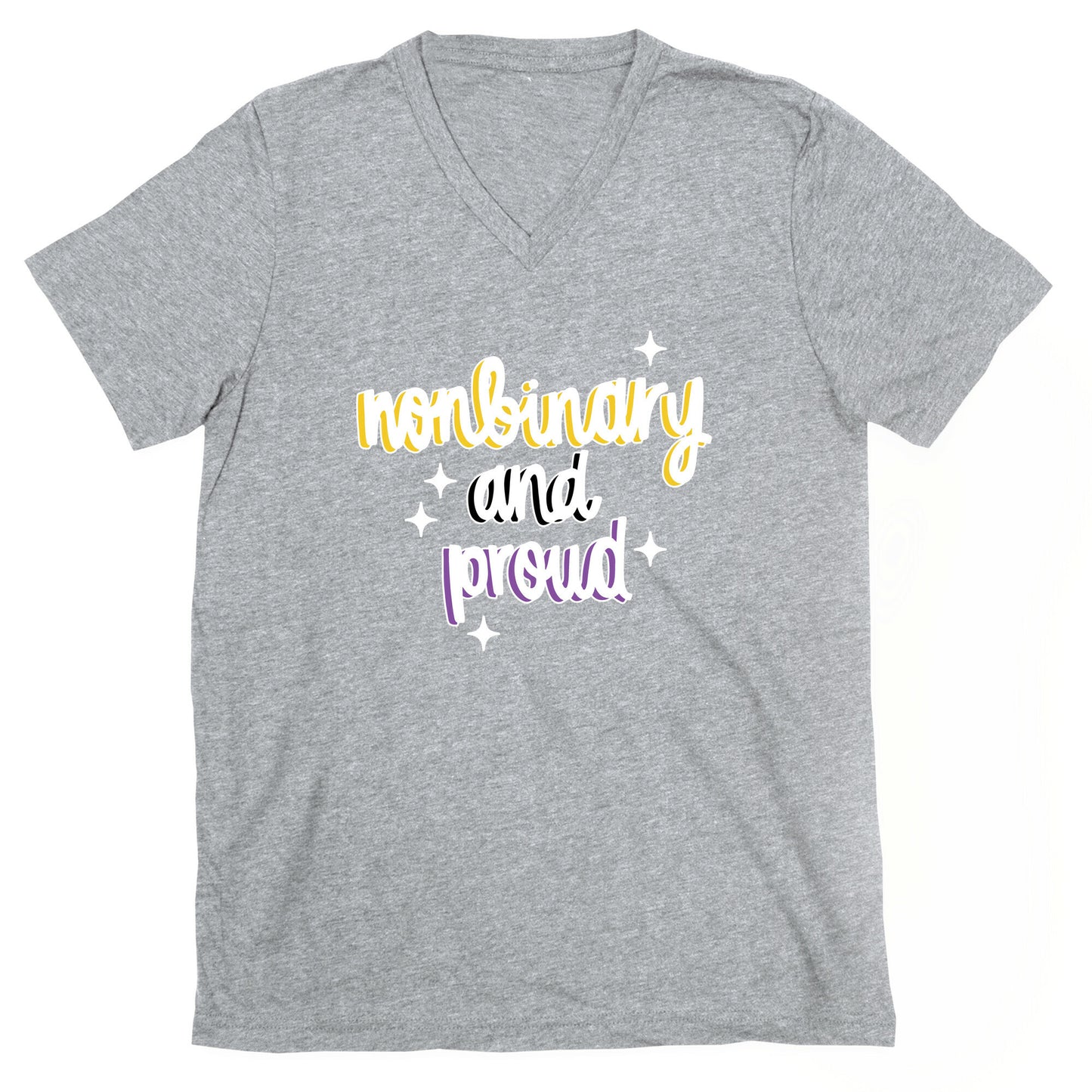 Nonbinary and Proud V-Neck