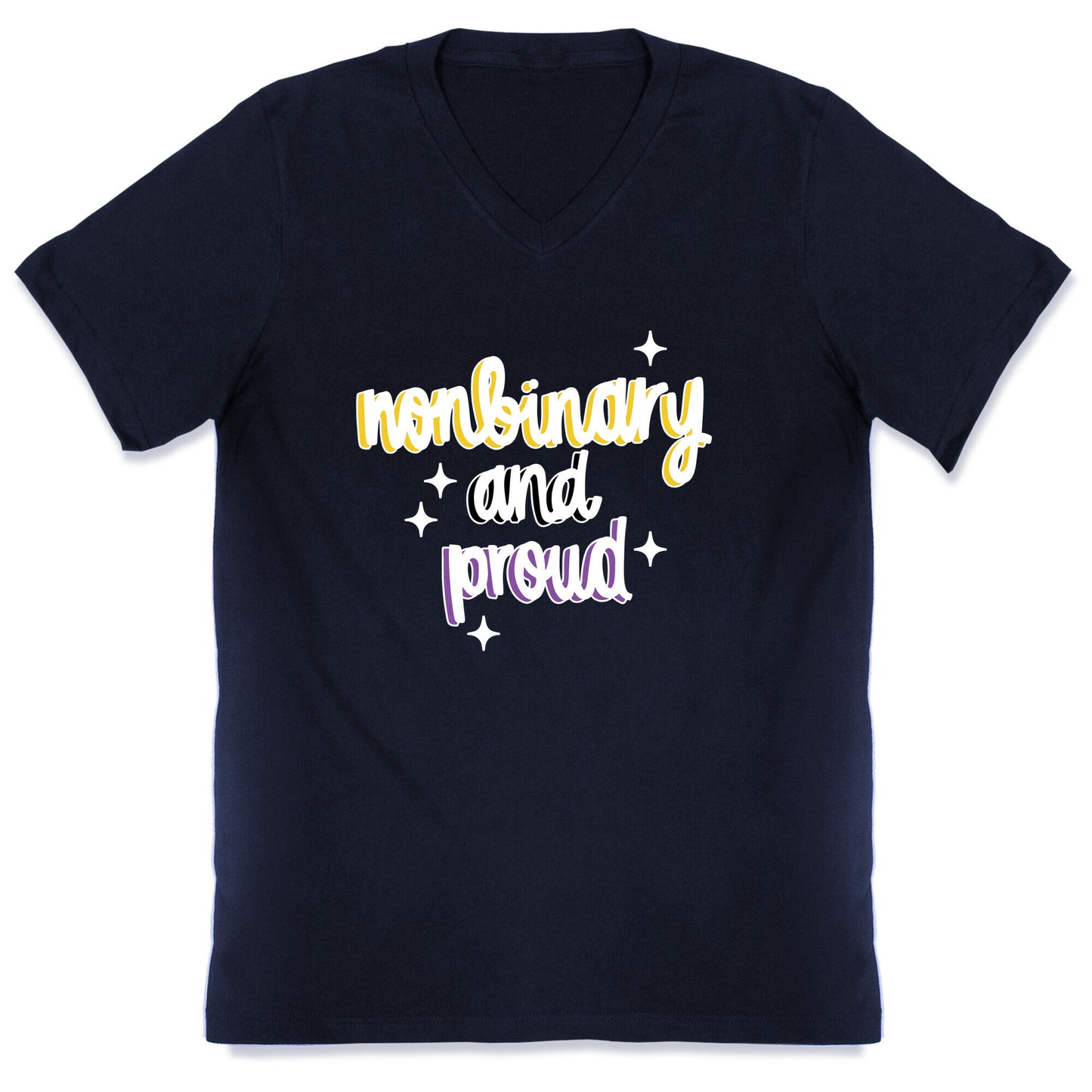 Nonbinary and Proud V-Neck