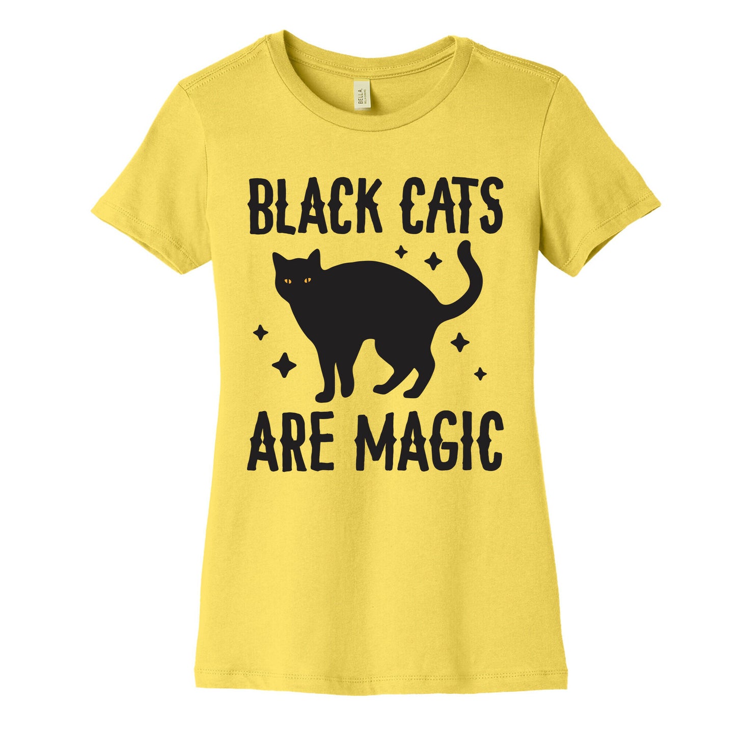 Black Cats Are Magic Women's Cotton Tee