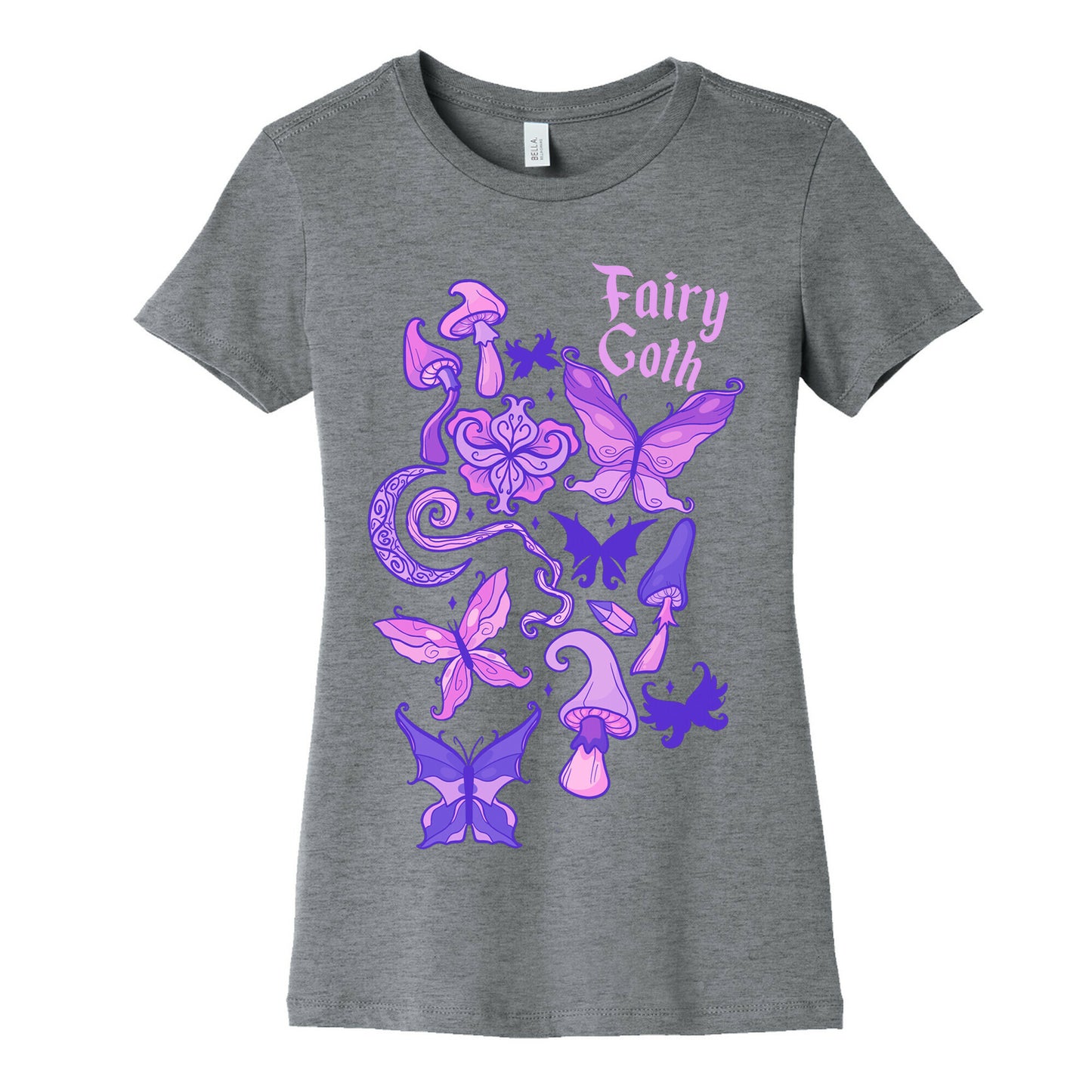 Fairy Goth Pattern Women's Cotton Tee