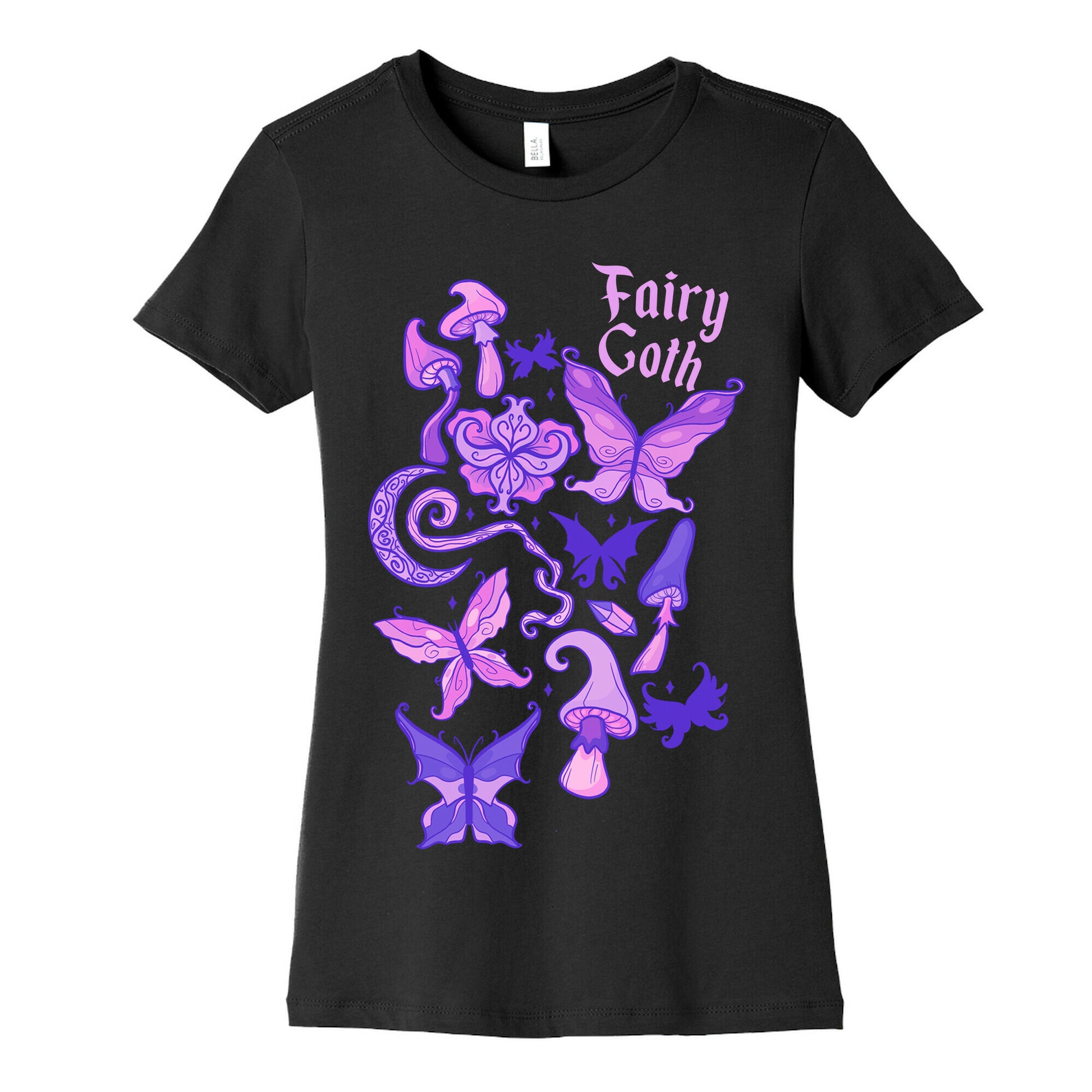 Fairy Goth Pattern Women's Cotton Tee