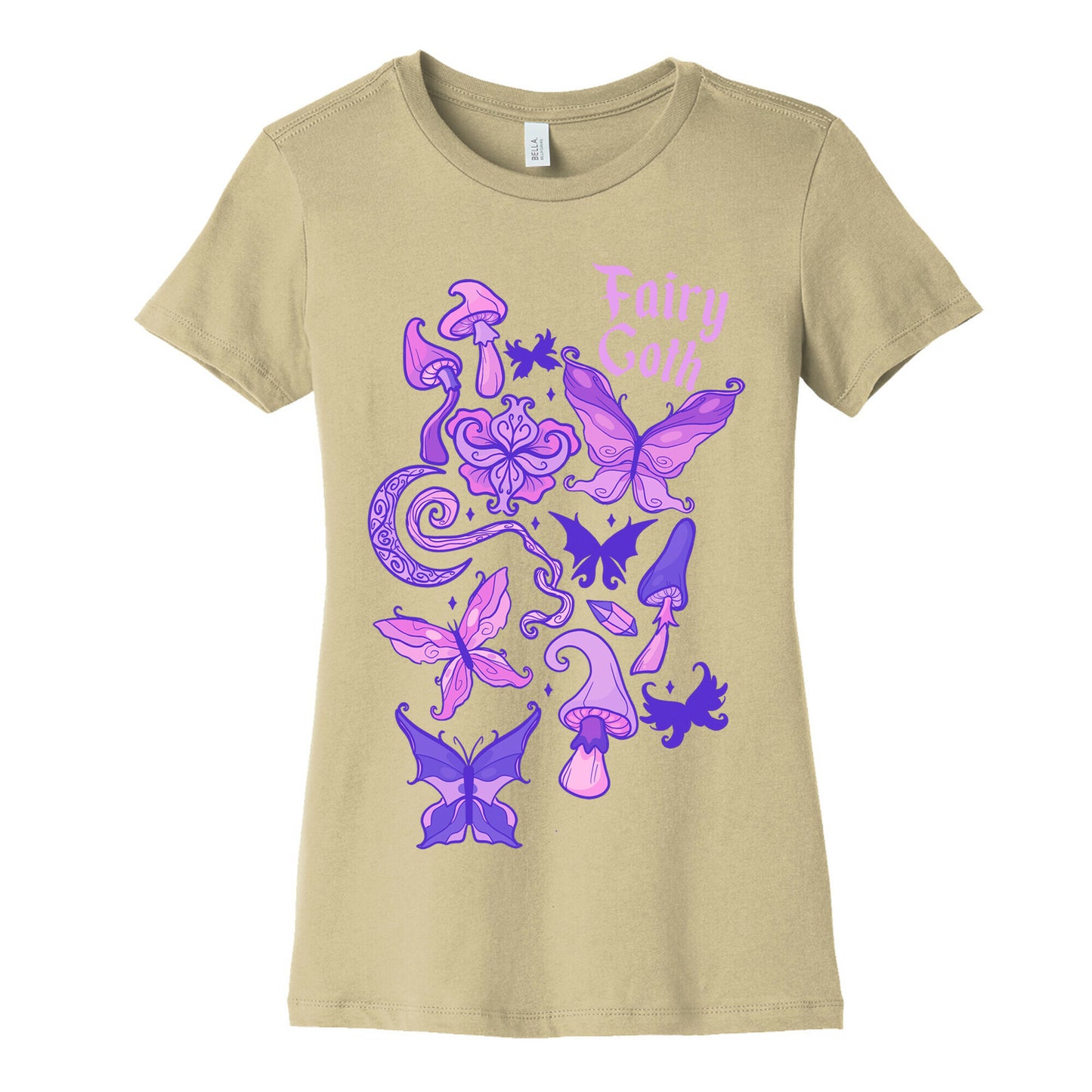 Fairy Goth Pattern Women's Cotton Tee