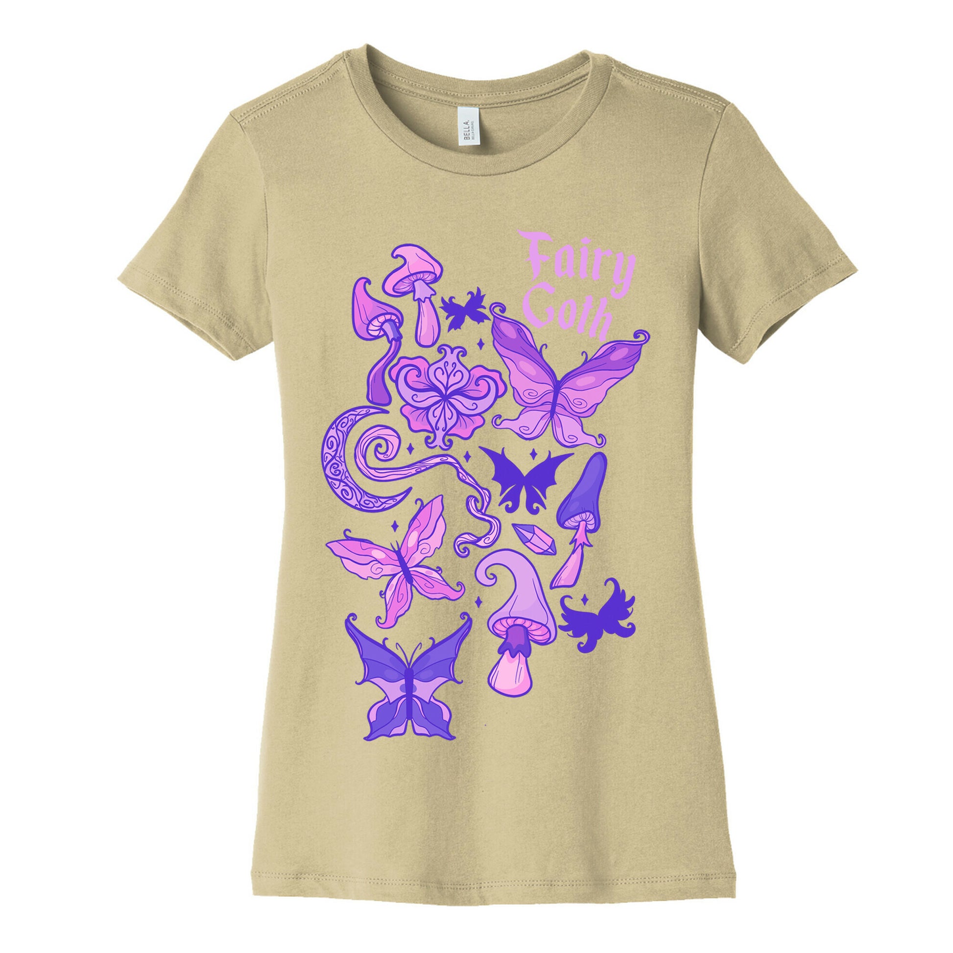Fairy Goth Pattern Women's Cotton Tee